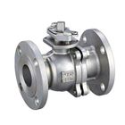High Mounting Pad Stainless Steel Ball Valve Flanged Type DN10 - DN400