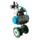 SS Stainless Steel Corrosion Resistant Pneumatic PTFE Lined Ball Valve