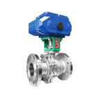 Electric Actuated Ball Valve Stainless Steel Flanged Thread Connection
