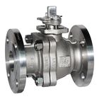 High Mounting Pad Stainless Steel Ball Valve Flanged Type DN10 - DN400