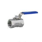 High Pressure Female Thread End 2 Way One Piece Ball Valve Ss Stainless Steel