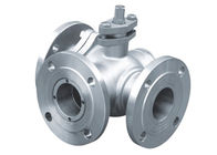 T L Type 3 Way Ball Valve Stainless Steel Customize With Long Life Time
