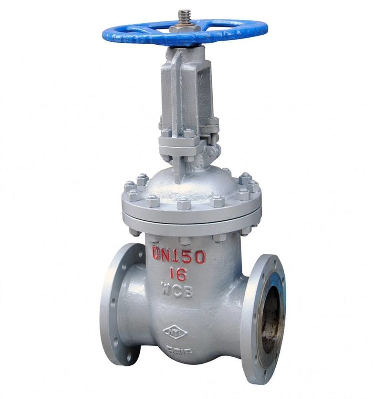 Stainless Steel WCB Flanged Gate Valve Manual PN64 Small Flow Resistance