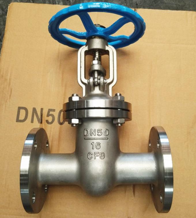 Customize Pressure Flanged Gate Valve Stainless Steel Ce And Iso9001