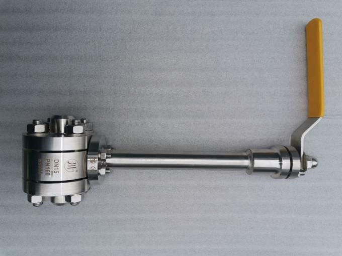 SS304、SS316 Customize Pressure And Diameter Long Stem Cryogenic Ball Valve