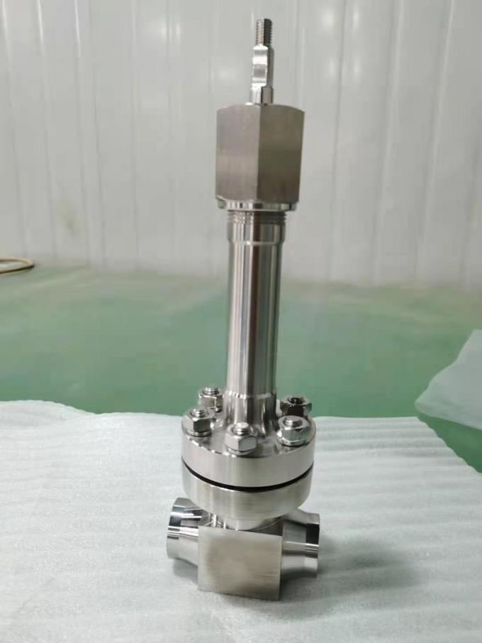 Stainless Steel Globe High Pressure Cryogenic Valve For LNG LN2 LAr
