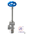 Cryogenic Globe Angle Valves For LNG LOX LIN LAr CO2  for cryogenic tank -196