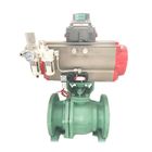 CE ISO9001 Approved Pneumatic Actuators V-shape Pneumatic Ball Valve SS304