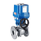Ss Stainless Steel Electric Actuated Ball Valve With Explosion Proof Actuator