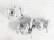 Industrial Flange Stainless Steel Ball Valve 2pc With Handle Operation