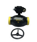 Industrial Gas Fully Welded Ball Valve Sw Bw Flange No External Leakage