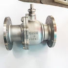 Carbon Steel DN100 Cryogenic Flanged Ball Valve For Liquid Oxygen / Hydrogen