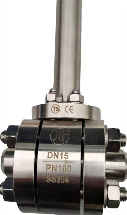 ISO9001 Approved Manual DN25 Cryogenic SS Ball Valve