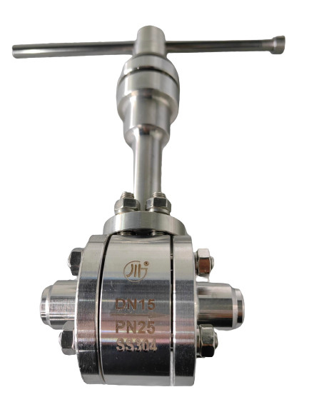 ISO9001 Approved Manual Cryogenic SS Ball Valve DN15 PN 25