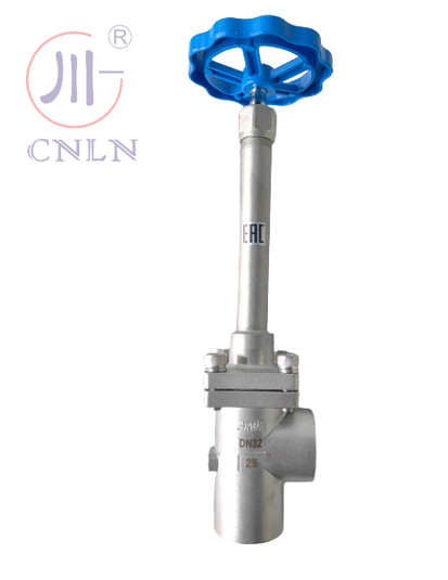 Stainless Steel DJ64F-50P Cryogenic Globe Valve Angle Type for LNG/LOX/LN2/LAR
