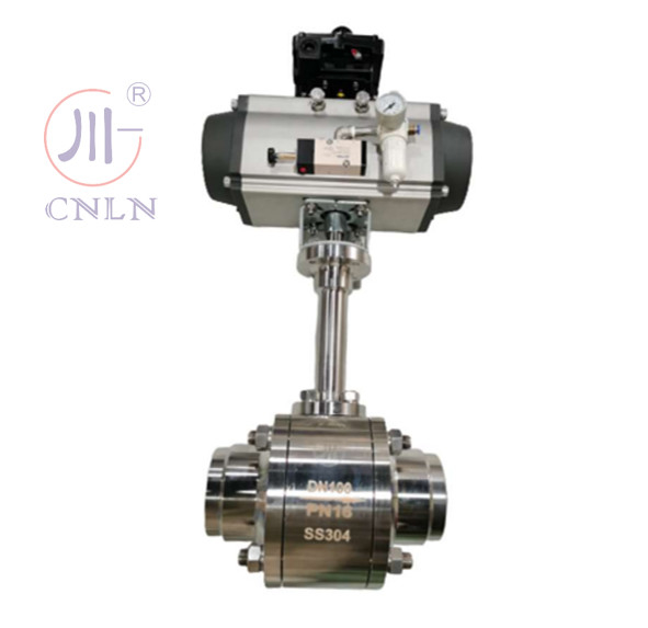 CF3/CF8 DN15/DN20 SS304/SS316 Cryogenic Pneumatic Ball Valve For LNG/LOX/LN2/LAR/LCO2 Liquid Gas