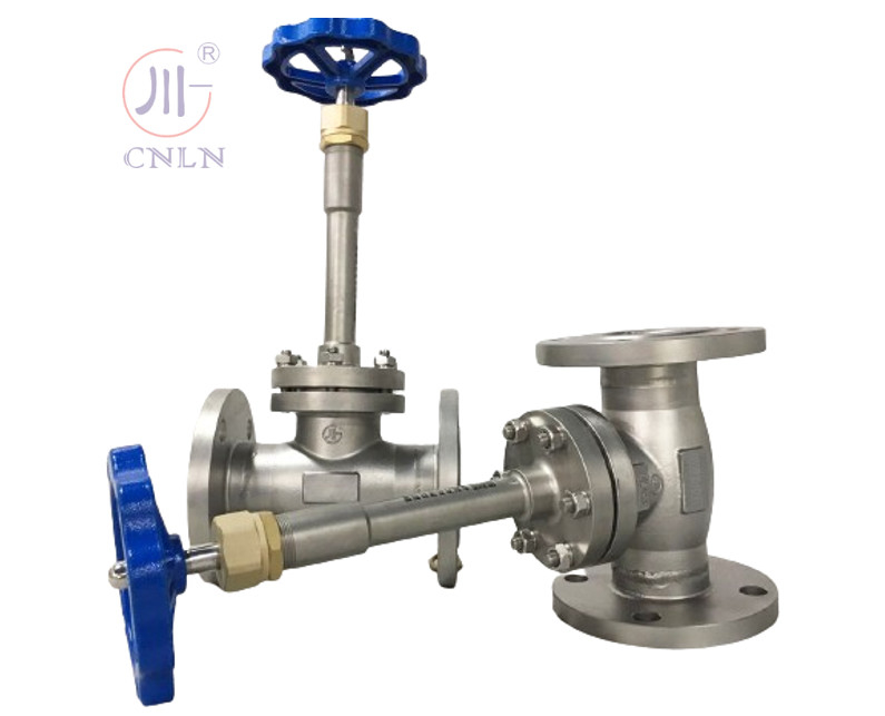 PN40 Flanged Cryogenic Globe Valve SS304/SS316 for LNG/LOX/LN2/LAR/LCO2