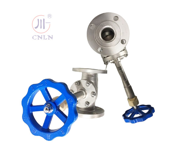 PN40 Flanged Cryogenic Globe Valve SS304/SS316 for LNG/LOX/LN2/LAR/LCO2