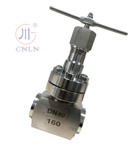 Manual Socket Welding Cryogenic Globe Valve Short Stem For Cryogenic Tank DN40