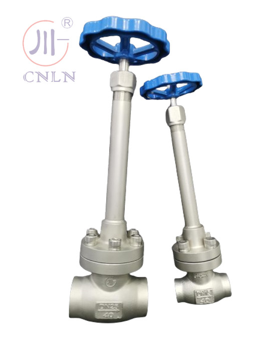 Manual Long Stem Cryogenic Globe Valve For Cryogenic Storage Tank / Liquid Gas / Skid