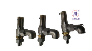 Cryogenic Full Open Safety PTFE Valve With Elbow Connector Liquid Industrial gas valves