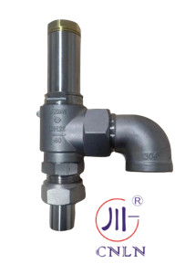 Cryogenic Full Open Safety PTFE Valve With Elbow Connector Liquid Industrial gas valves