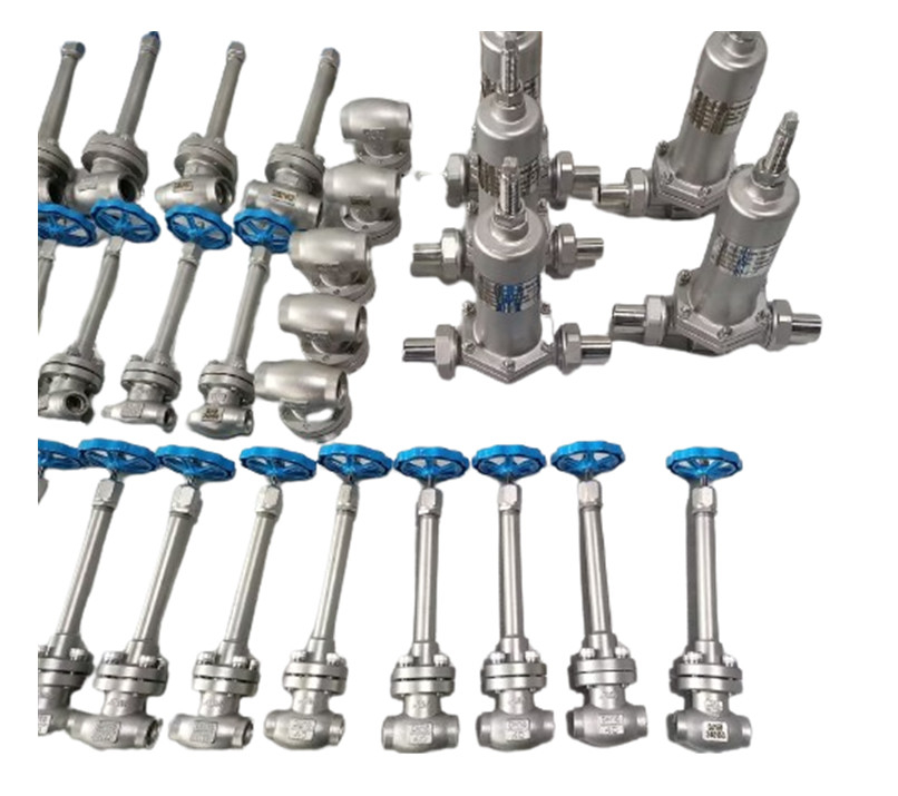 PN25 Cryogenic Pressure Reducing Valve, Economizer regulator,  -196~+80 ℃ For LNG LOX LIN LAR LCO2