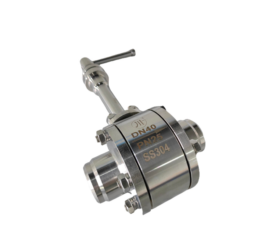 Manual Butt Welding Long Stem SS304 Or SS316 Customize Pressure Cryogenic Ball Valve