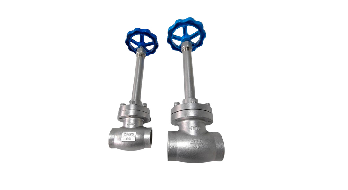 Manual Cryogenic Shut-off Valve Socket Welding -196~+80 ℃ For LNG LOX LIN LAR LCO2