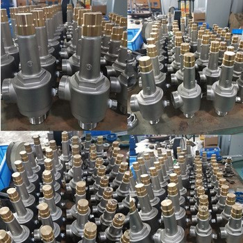 Low Temperature Soft Seal Safety Valve With Elbow CF8 CF3 For LIN LOX LAR LNG Tank