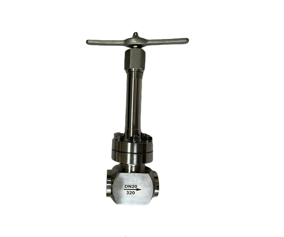 LNG LOX LIN LAR LCO2 Tank Cryogenic High Pressure Globe Valve -196- 80 ℃ CF8/CF3 3/8''-4