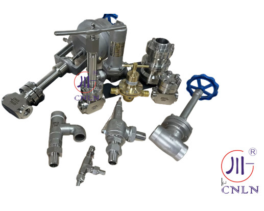 LNG LOX LIN LAR LCO2 Tank Cryogenic High Pressure Globe Valve -196- 80 ℃ CF8/CF3 3/8''-4