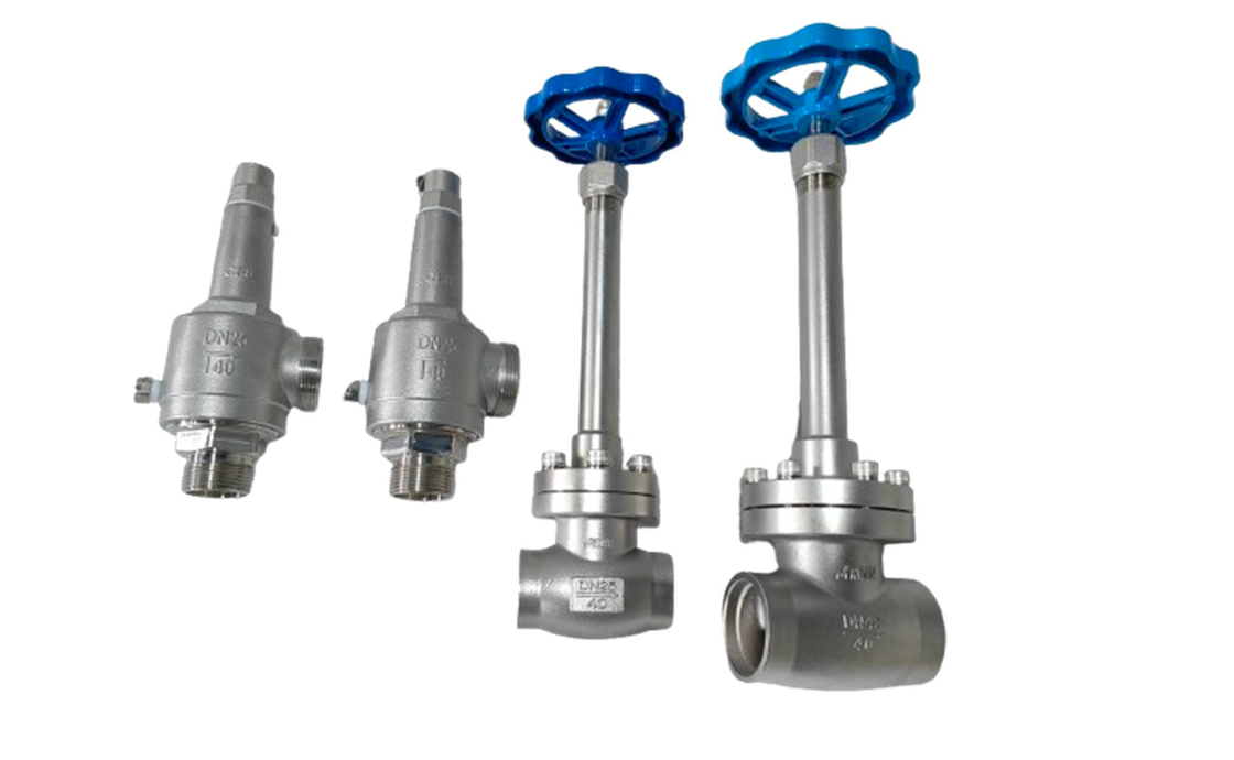 SS304 Cryogenic Hard Seal Safety Valve For LIN LOX LAR LNG Tank -196~80 ℃ High Quality