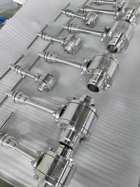 Butt Weld Cryogenic Ball Valve Temperature Range -196°C To 80℃ For Liquid Gases