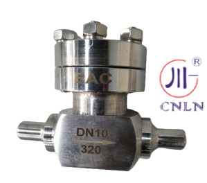 Cryogenic High Pressure Globe Valve Check Valve  -196~+80 ℃ For LNG LOX LIN LAR LCO2  Tank