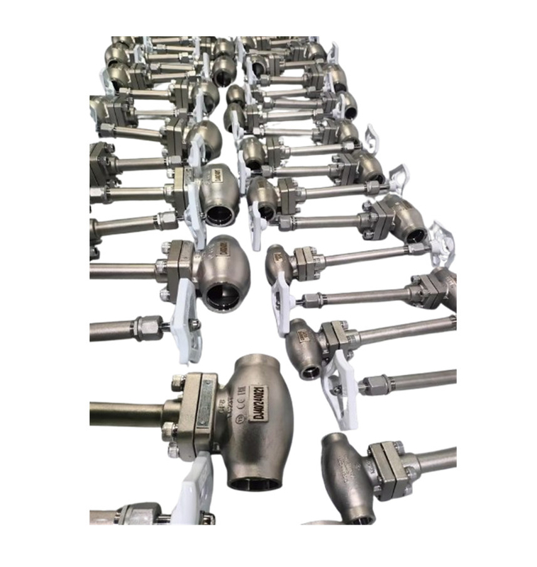PN50 Cryogenic Globe Valve -196~+80 ℃ For LNG LOX LIN LAR LCO2  Tank Liquid Gases