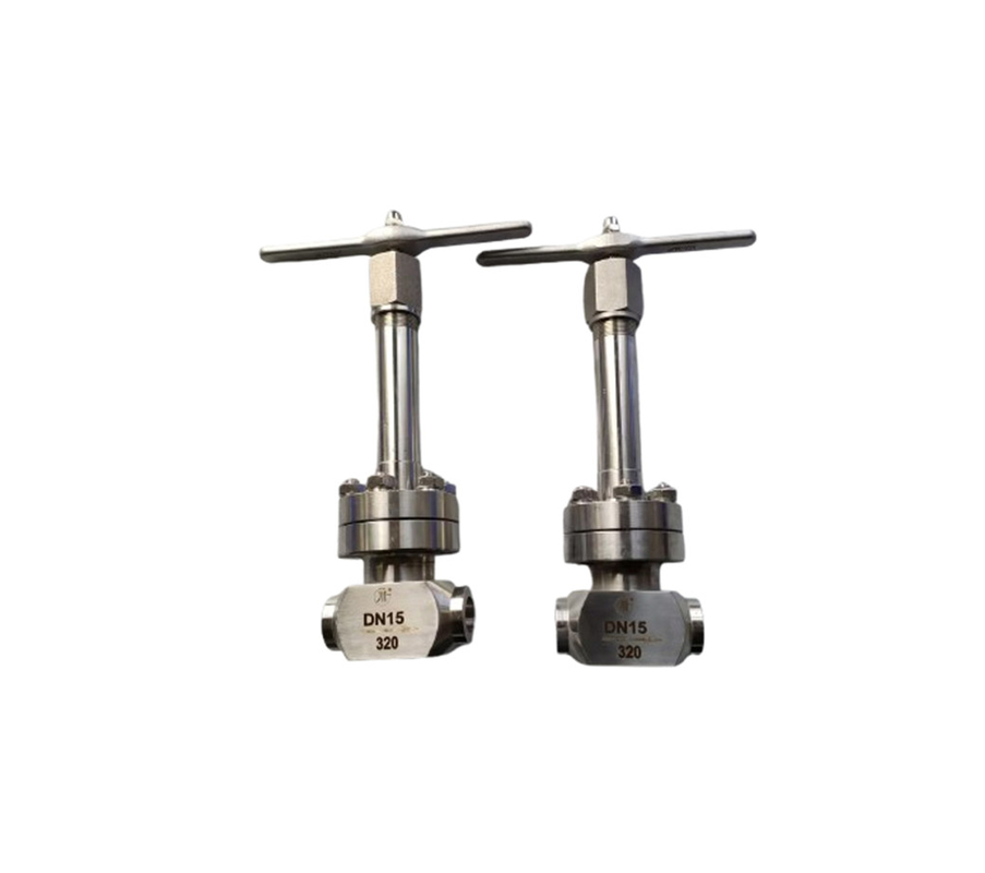 LNG LOX LIN LAR LCO2 Tank Cryogenic High Pressure Globe Valve High quality PN320 Valve