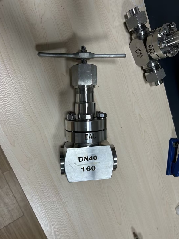LNG LOX LIN LAR LCO2 Tank Cryogenic High Pressure Globe Valve High quality PN320 Valve