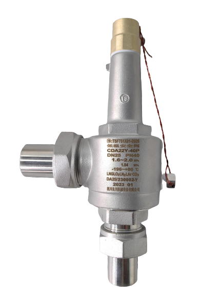 Stainless Steel Cryogenic Safety Valve with 4.0Mpa Pressure and -196°C to +120°C Temperature Range