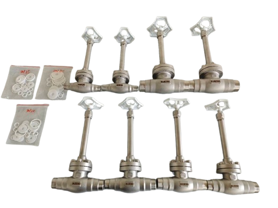 ISO CE EAC Certified Cryogenic Globe Valve with Stainless Steel 304/316 and -196°C to +80°C Temperature Range for 5.0Mpa Maximum Pressure