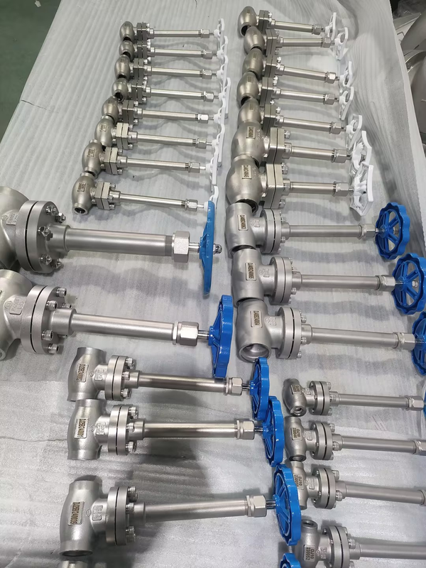ISO CE EAC Certified Cryogenic Globe Valve with Stainless Steel 304/316 and -196°C to +80°C Temperature Range for 5.0Mpa Maximum Pressure