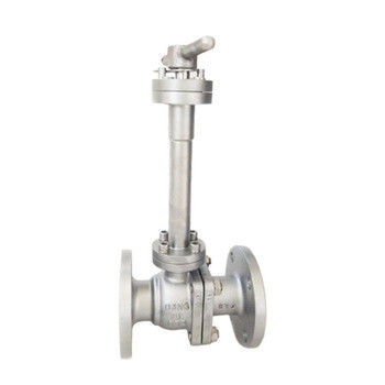 Flanged Type Cryogenic Ball Valve Stainless Steel Light Weight DN25 - DN200