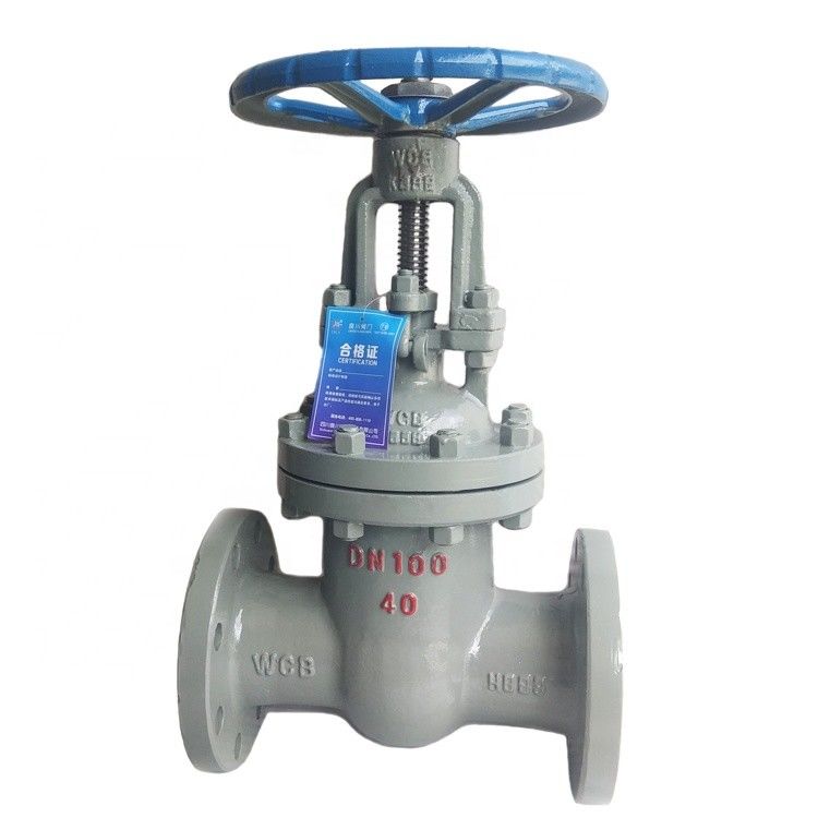 Cast Steel Gate Valve Hand Operated Hard Seal Customize Pressure Bs Din Standard