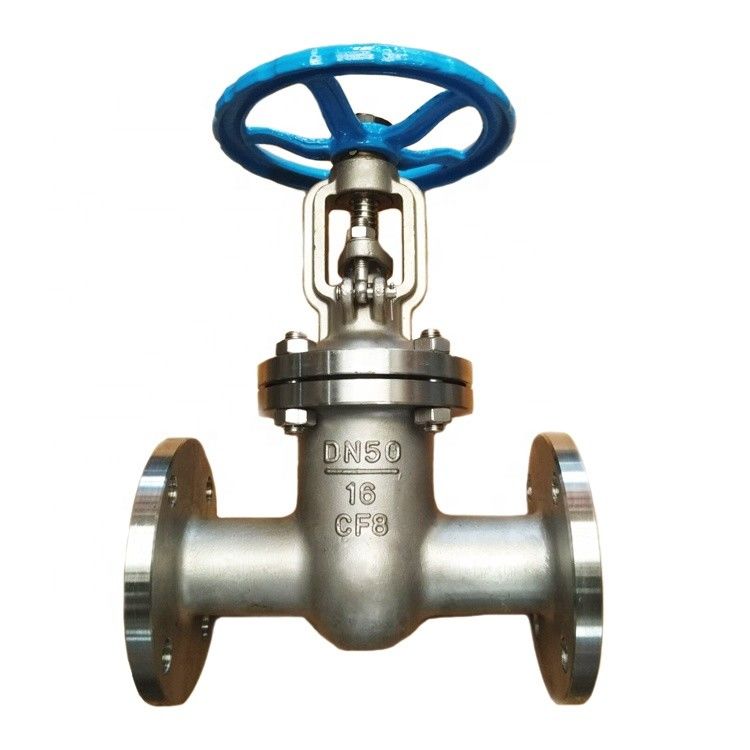 DN50 PN16 Flanged Gate Valve Stainless Steel 2 Inch CE And ISO9001 Approved