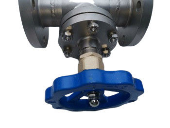 ANSI ASME Flange Type Cryogenic Valve Shut Off , Short Stem LNG Valves