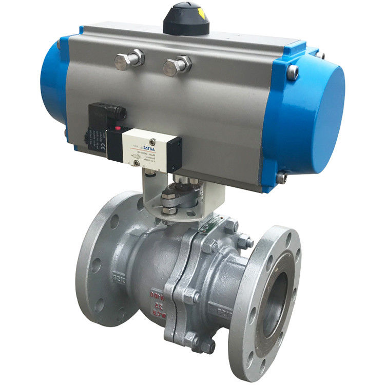 OEM WCB Industrial Control Valves Pneumatic Ball Valve Medium Pressure
