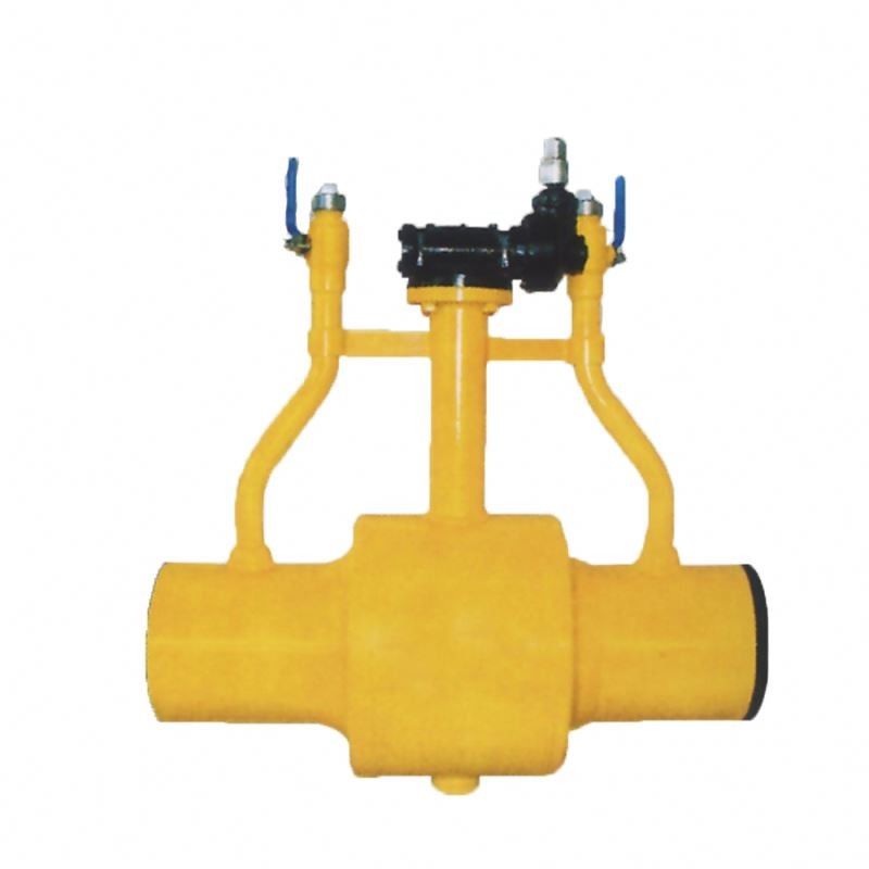 Safety Control Gas Ball Valve Fully Welded Anti Corrosion DN40 1000mm