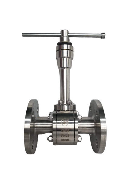 Cryogenic Ball Valve with Flange Connection and Handwheel Operation Suitable for LNG LN2 LAr