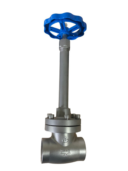PN40 SS304 Low Temperature Globe Valve Flange Type Long Stem For LNG