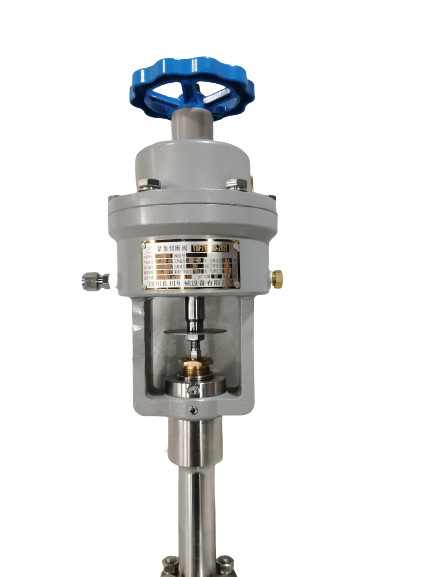Emergency Shut Off High Pressure Cryogenic Valve Pneumatic Welding Type